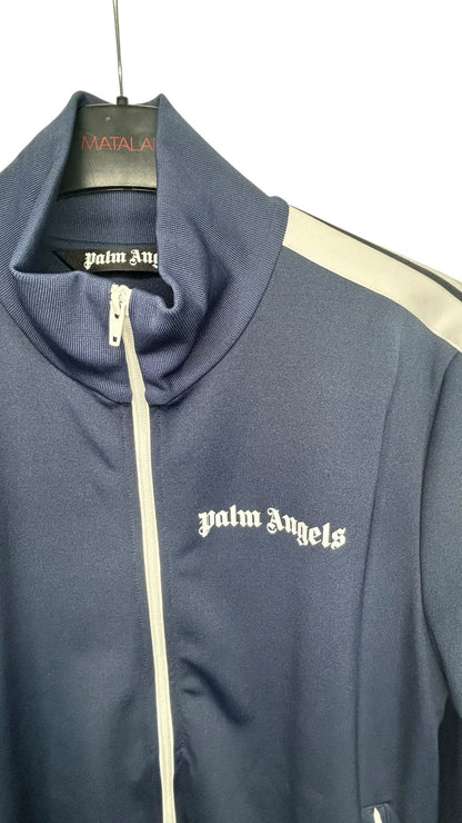 Navy Blue Palm Angels Track Jacket