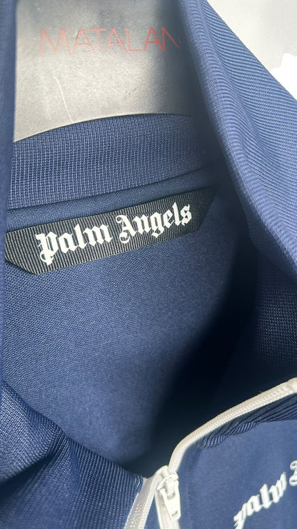 Navy Blue Palm Angels Track Jacket