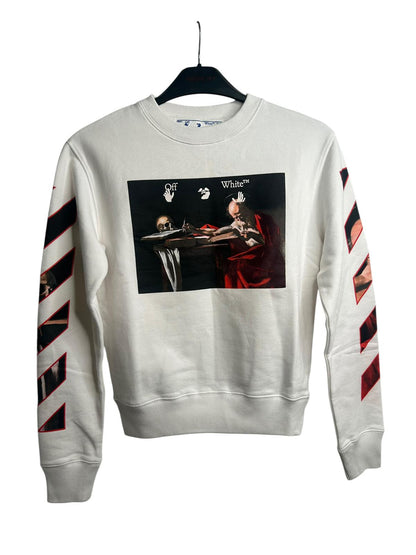 Off White Caravaggio Slim Crewneck Sweatshirt