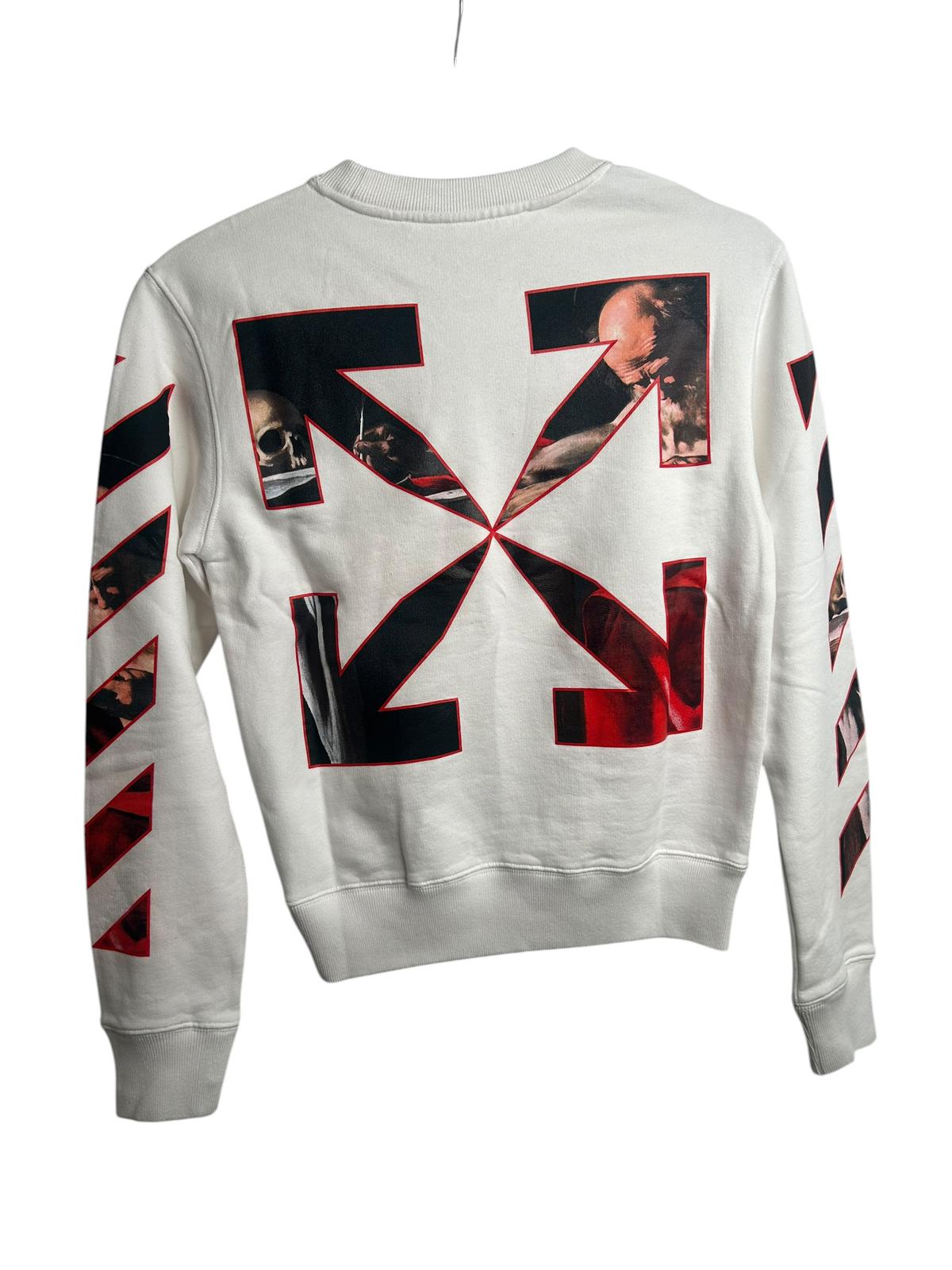 Off White Caravaggio Slim Crewneck Sweatshirt
