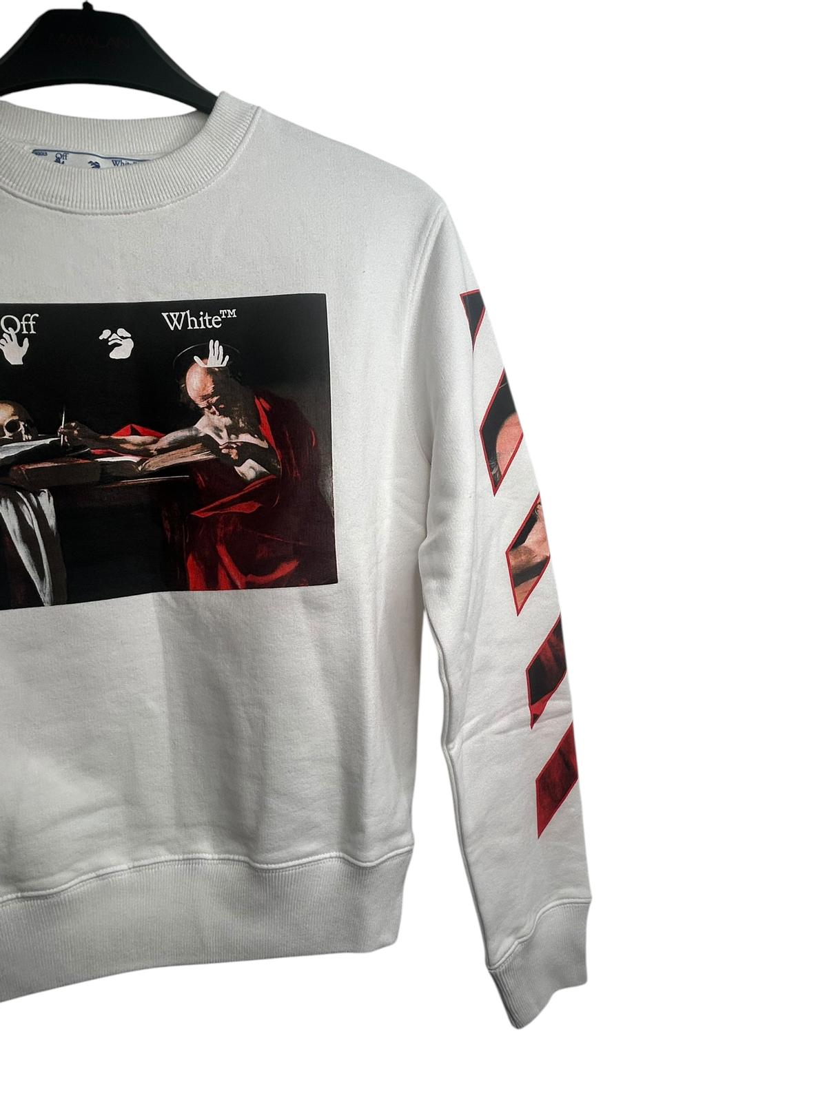 Off White Caravaggio Slim Crewneck Sweatshirt