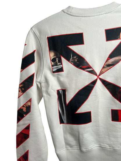 Off White Caravaggio Slim Crewneck Sweatshirt