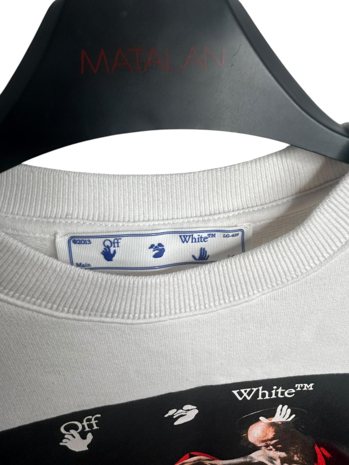 Off White Caravaggio Slim Crewneck Sweatshirt