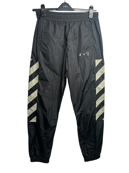 Off White Nylon Diag Track Pants