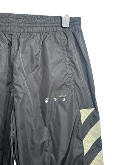 Off White Nylon Diag Track Pants