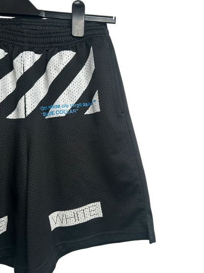 Off White Mesh Shorts